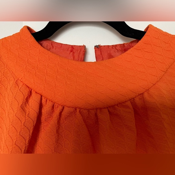 Vintage orange dress - Picture 6 of 14